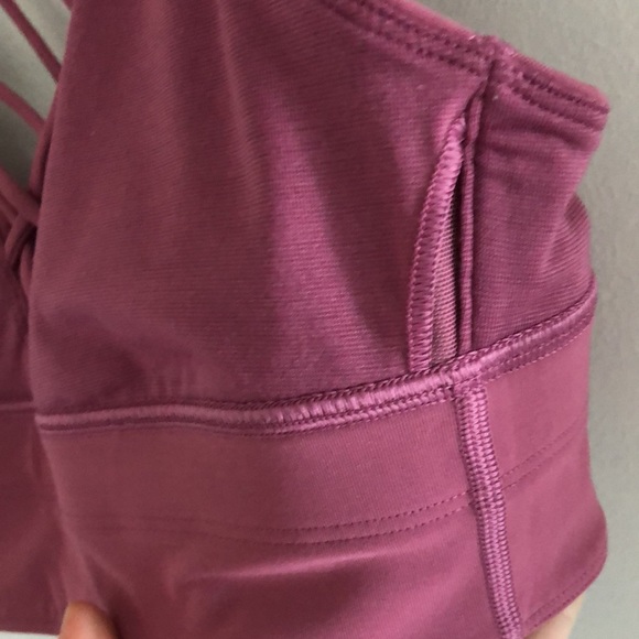 Lululemon Bind & Cross Bra- Moss Rose - Picture 9 of 9